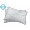 EXCELSIOR Cool Bamboo Pillow 2 Pack Adjustable Shredded Memory Foam
