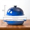 Blue Enamel Cast Iron Bread Pan - Healthy & Safe,