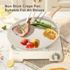 Bobikuke 8 inch Crepe Pan, Nonstick Pan for Crepes Omelette