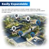 Solar Driveway Alarm Wireless Outside Weatherproof 1/3 Mile Long Range,