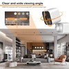 Indoor Security Camera with Clock 2.4G WiFi Wireless HD 3MP