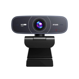 IFOAIR 1080p 60fps Webcam with Microphone - FHD Streaming Webcam Autofocus with 85° Wid