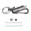 Match Bottle Opener Metal Keychain Multi Function Reusable Survival Lighter