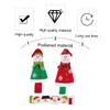 CORHAD Fridge Door Handle Protectors 3pcs Christmas Decor Snowman Pattern