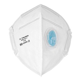 Truper Respirador Plegable N95 Con Válvula Para Partículas, Truper