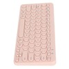 Wireless Keyboard 78 Keys Round Keycaps Slim Compact Retro Quiet