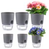 Aulock 6 pcs Self Watering Plant Pots - 4.1/3.2 in