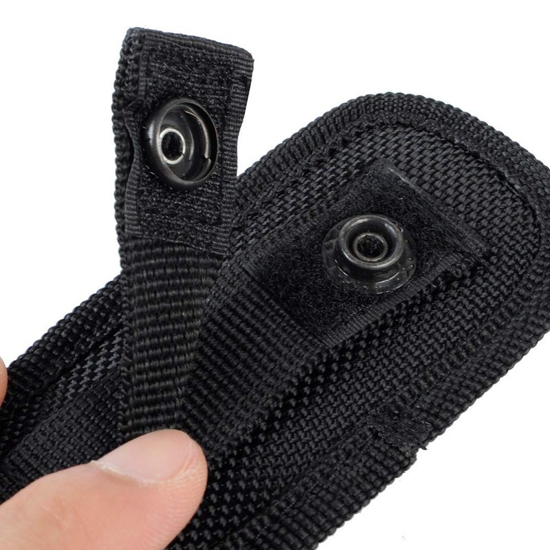Flashlight Pouch, LED Torch Holster Nylon Bag Pouch Case Pocket