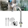 G1/2in Thread Copper Floor Mounted Foot Pedal Basin Faucet Sink