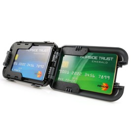 Flipside Wallets 4 RFID Blocking Wallet for Men with Removable Money Clip - Slim, Secure and Crush Resistant