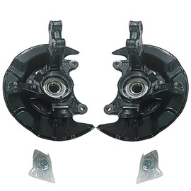 DOUQANG Pair Front Left Right Steering Knuckle Wheel Hub Bearing Assembly For Toyota Corolla 2009-2013 For Toyota Matrix 2009-2013 Driver Passenger Side 698-381 698-380