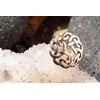 Lauin Celtic Robe Clasp Brooch Diameter 2.5 cm Bronze, Fabric