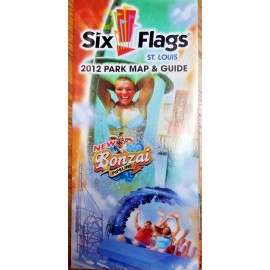 Park Map: Six Flags St. Louis 2012 - Eureka, MO