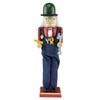 Clever Creations Lumberjack 15 Inch Traditional Wooden Nutcracker, Festive Christmas