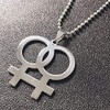 Lesbian Necklace for Women Girls Gay Pride Accessories Lesbian Gifts