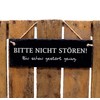 BITTE NICHT STÖREN Bin schon gestört genug - Engraved Slate