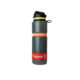 Explore! Water Filter Bottle, 700 ml, Leak-Proof, with Triple Nanofiltration Technology