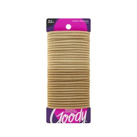 Goody Goody Ouchless Women's Braided Elastics, Blondes, (96 Ct Total/pack Of 3) 4mm for Medium Hair , 3 Count