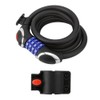 Bicycle Cycling Riding Steel Cable Lock Four digit Light Password