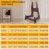 YSWOMOSKD 1 Pack 13 Inch Wooden Display Stand, Easel &