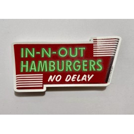 In N Out (2) IN-N-OUT BURGER STICKERS