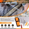 Rustark 10Pcs Chainsaw Chain Sharpener File Kit, 5/32, 3/16, 7/32