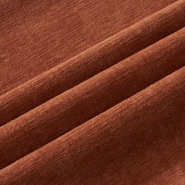 MIULEE Rust Couch Pillow Covers 16x16 Inch, Set of 2 Soft Chenille Decorative Square Throw Pillow Covers Farmhouse for Sofa Living Room Bed