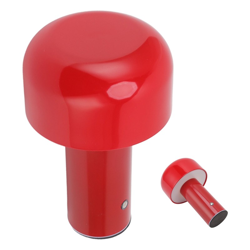 LED Desk Lamp Mushroom Design USB Charging 3 Color Temperature