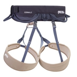 Petzl Corax LT Climbing Harness Dark Grey XS