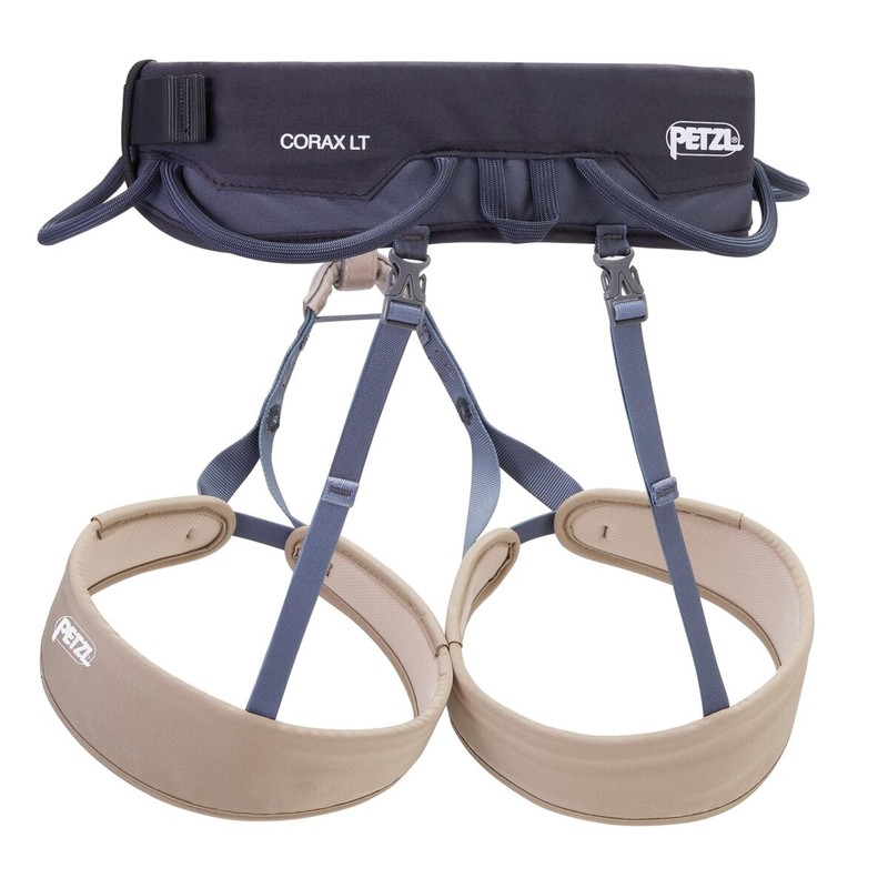 Petzl Corax LT Climbing Harness Dark Grey XS
