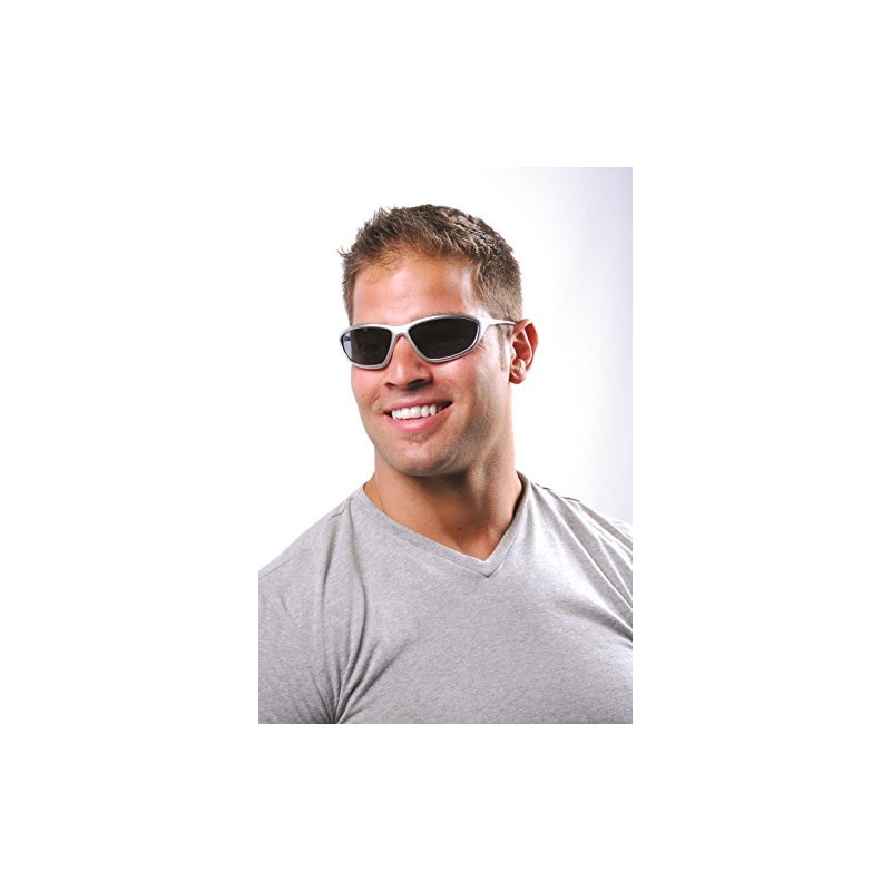 Galeton 11032 Spyder Anti-Fog Anti-Scratch Lenses, Silver Frame/Gray, One Size