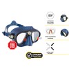 Cressi Unisex's Calibro and Corsica Snorkeling Set, Black, One Size