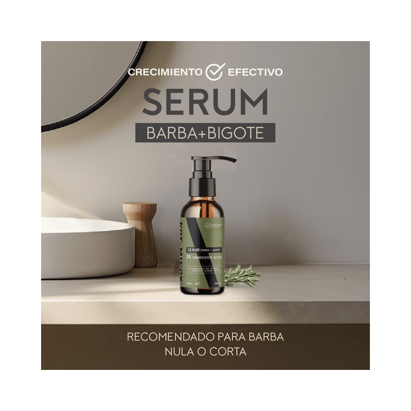 Crecimiento Barba y Bigote 3% Ingrediente Activo 90 ml Not-Minox
