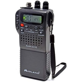 Midland Alan 42 DS - CB Radio Portable Transceiver AM/FM Multi Band for All European Union Countries