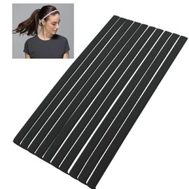 Headbands Headbands for Women Kids Slim Sports Sweatband Running Soccer Yoga Face Wash Lightweight Elastic Mens Headband (10 Black)