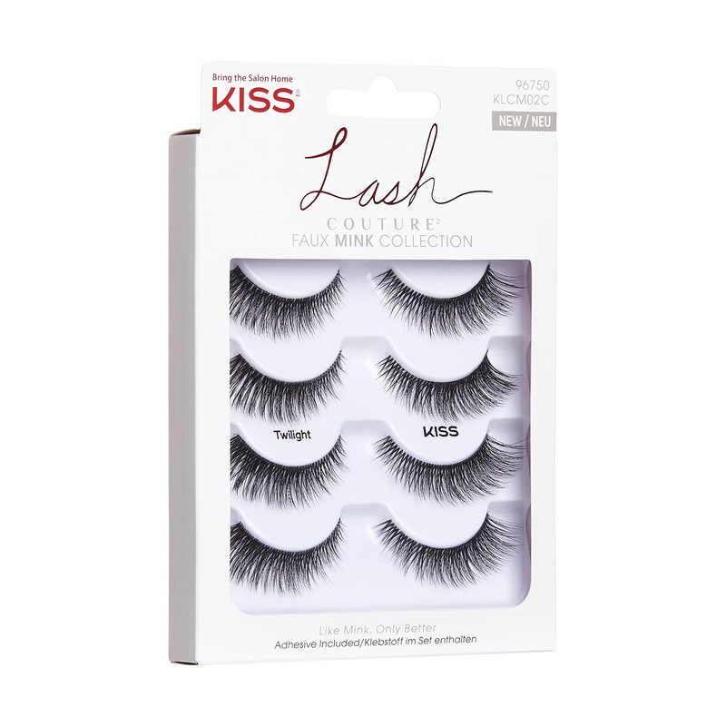 KISS Lash Couture Faux Mink Collection with Glue 96750-Twilight
