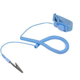 Anti Static Wrist Strap Band with Grounding Wire Surge Protection Blue Wrist Band Driver Kit