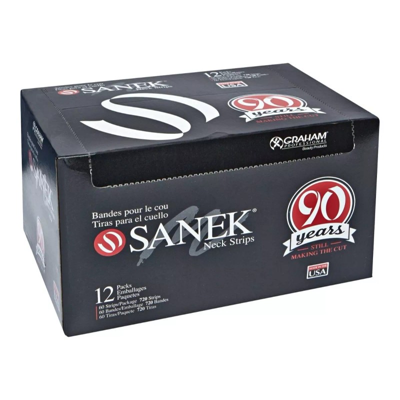 Sanek Tiras De Cuello Para Barberias Suaves 720 Pz Sanek