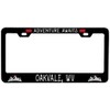 Oakvale West Virginia Vanity Metal License Plate Frame