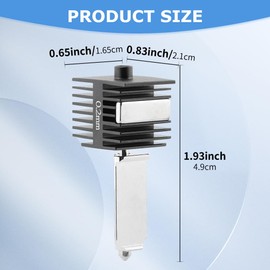 3D Printer Tool Kit,Upgrade Hotend Kit for Bam-bu Lab A 1/A 1 Mini, Hot End Assembly 0.2/0.4/0.6mm Hardened Steel Nozzle & Silicone Sock for Bam-bu Lab 3D Printer Accessories