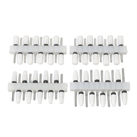 40Pcs Nail Drill Bit 4 Types Ceramic Nail Removal Bit Cuticle Removal Bits for Nail Art