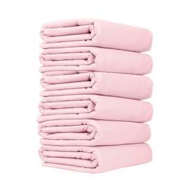 AbsorbEase® Washable Underpads - Large Bed Pads for use as Incontinence Bed Pads, Reusable Pet Pads, Great for Dogs, Cats, Bunny, Seniors Bed Pad ((Pack of 6 - 34x36)), Pink