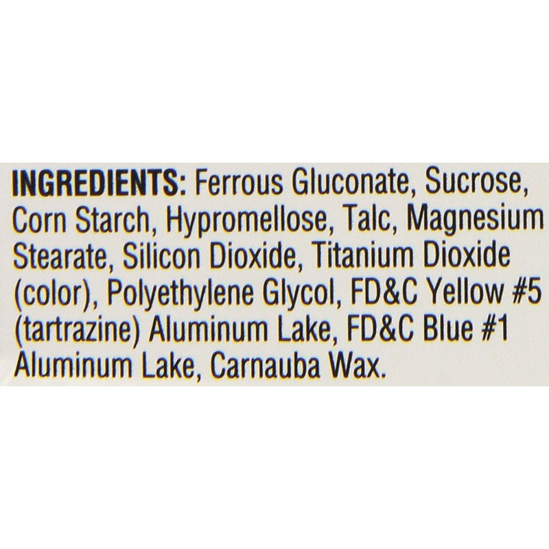 Fergon Iron Supplement, Tablets, 100 Count (Pack of 3)