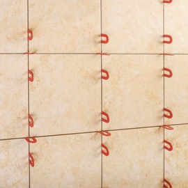 Brutus Horseshoe Shim Tile Spacers for 1/8" Grout, Pail of 150, Large