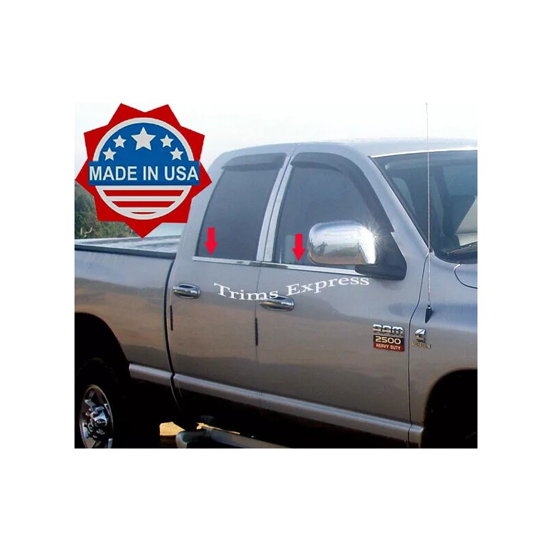 Made in USA - Trims Express fit:2004-2008 Dodge Ram Quad