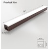 Leetdud Under Cabinet Lighting Plug in, 16 Inch 1 Pc,
