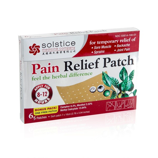 SOLSTICE MEDICINE COMPANY Solstice Pain Relief Patch, 0.02 Pound