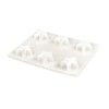 Rayher 36099000 stampo con stelle, diametro 3,6cm, 6 stelle, da