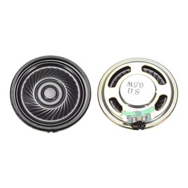 uxcell 0.5 W 8 Ohm DIY Magnetic Speaker 36mm Round-Shape Replacement Loudspeaker 2pcs