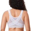DELIMIRA Women's Front Closure Bras Posture Full Coverage Plus Size